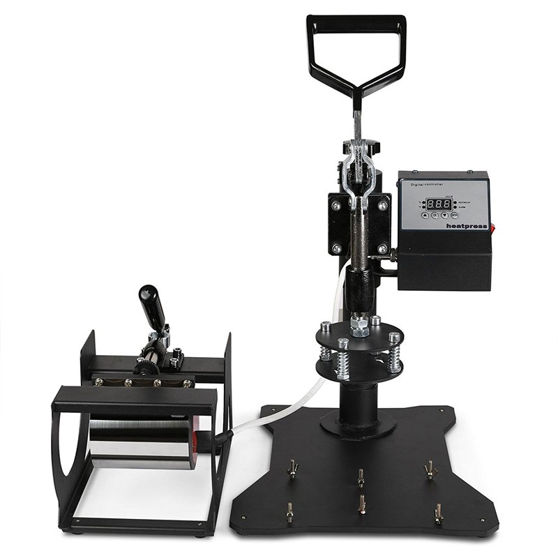 5 in1 Plate Mug Cap T-Shirt Multifunctional Sublimation Digital Heat Press Transfer Machine 38*38cm