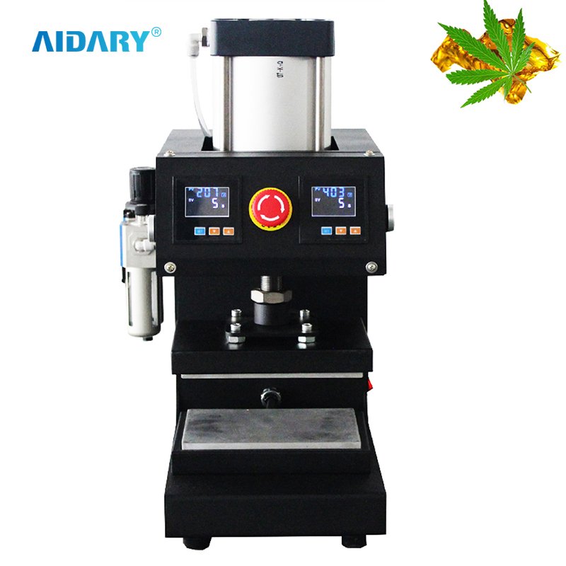 AIDARY Pneumatic Automatic Dual Heating Plate High Pressure Heat Press CE LCD Display Heat Transfer Provided Flatbed Printer