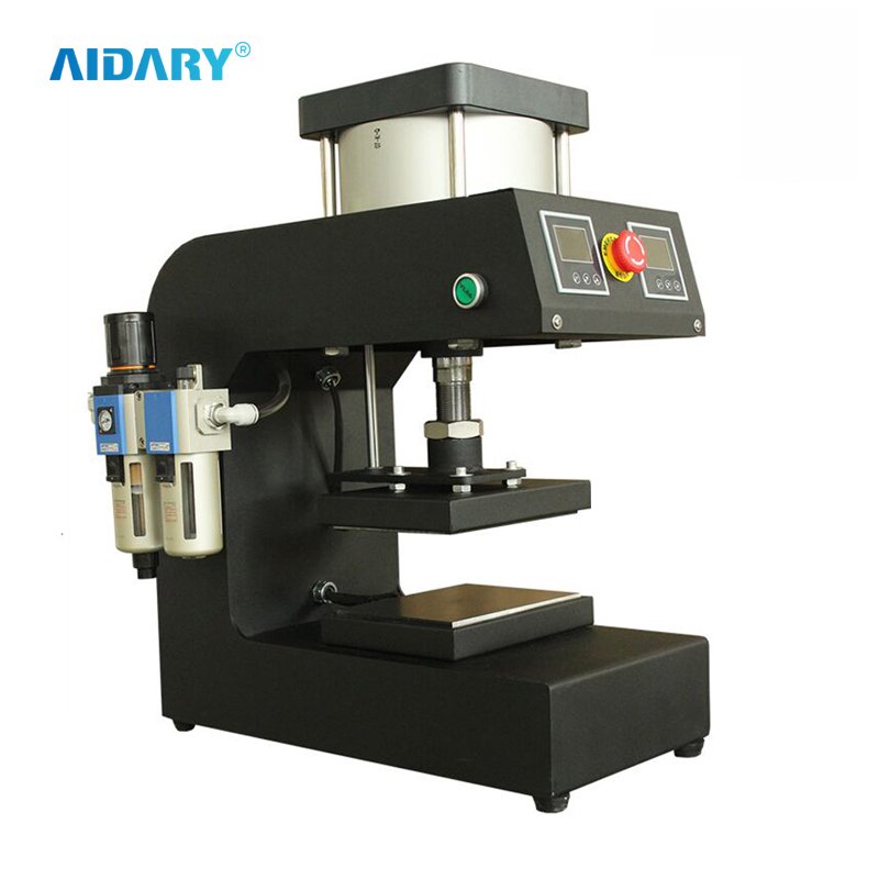 AIDARY Pneumatic Automatic Dual Heating Plate High Pressure Heat Press CE LCD Display Heat Transfer Provided Flatbed Printer