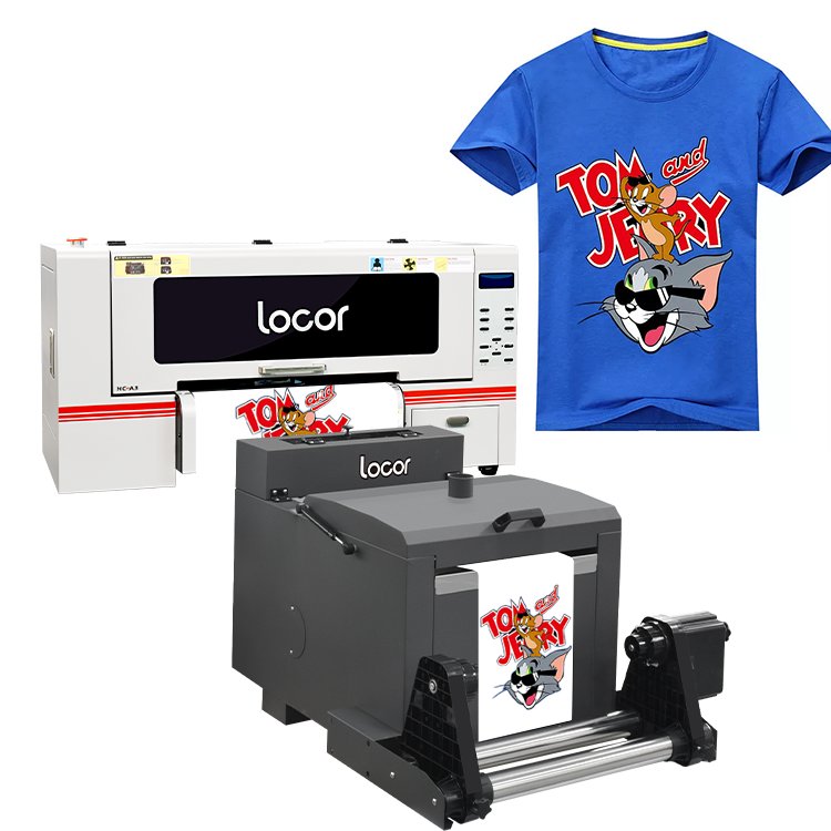Locor XP600 head A3 t-shirts A3 printing 30cm tshirts DTF printer machine