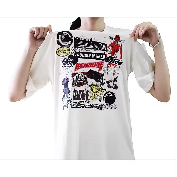 Wholesale Custom Designs Iron On Printable Plastisol Vinyl Film Designs Press Sticker Logo Heat Transfer Printing For T Shirts