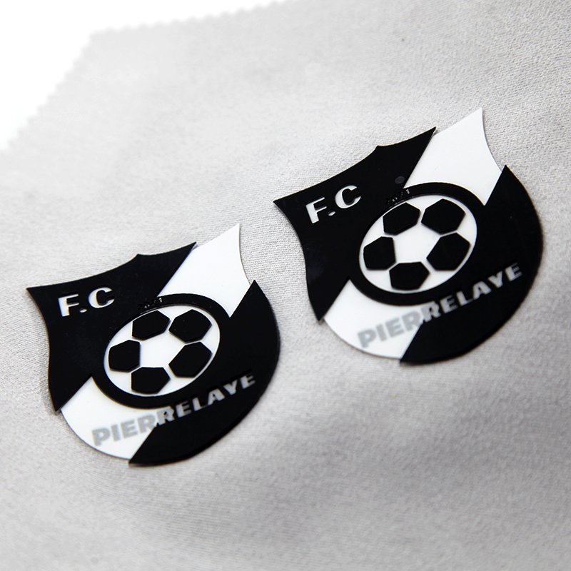 Customized 3D Pvc Rubber Hot Press Tags Clothing Patches Printing Logo Sticker Silicone Heat Transfer Label For Tshirt