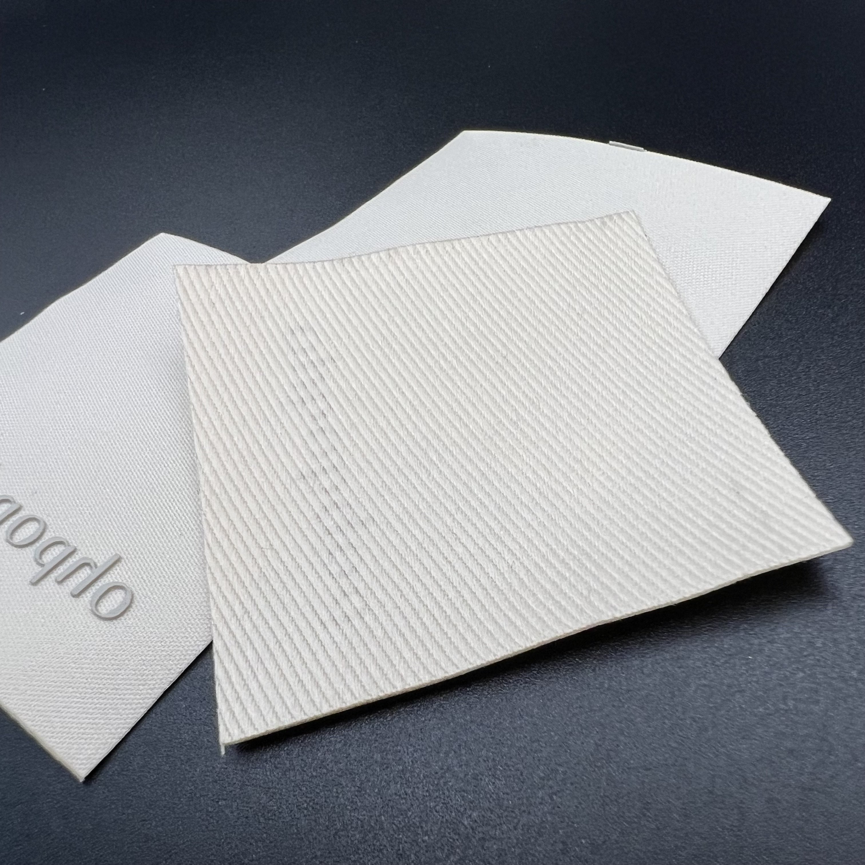 Custom 3D Raised Effect Silicone Rubber Neck Woven Label Wash Labels Suitable for Clothing Pants Bags For Their Own Brand Logo