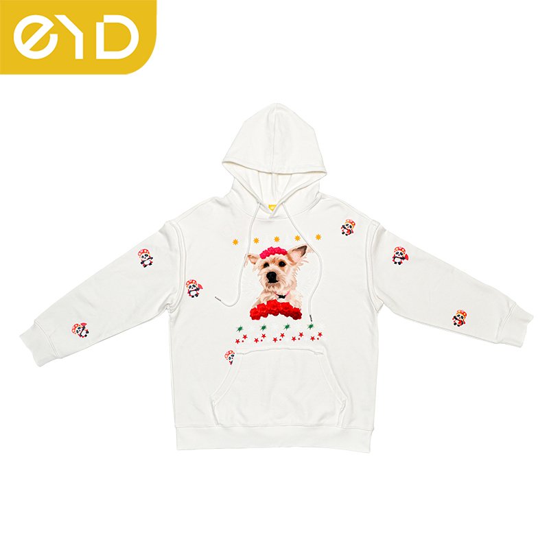 EYD Christmas Patch Iron On Hat Socks Cup Tree Patch Chenille Embroidery Custom Patch 3d Silicone Heat Transfer Printing