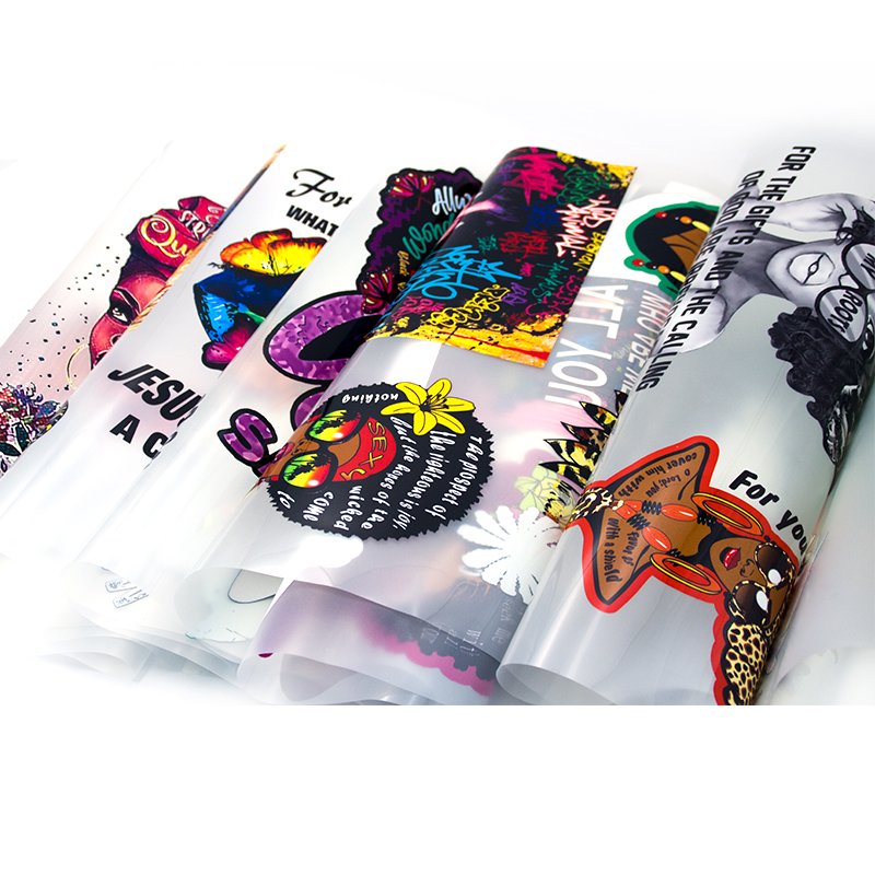 logo sticker custom plastisol transfers designs Halloween coffee cup ready to press transfer prints for t-shirt iron on patches