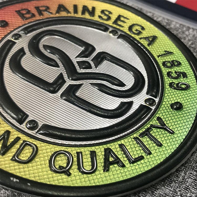 Wholesale Fabric Labels 3D TPU Rubber Sport Heat Press Heat Transfer Printing Label for Clothing