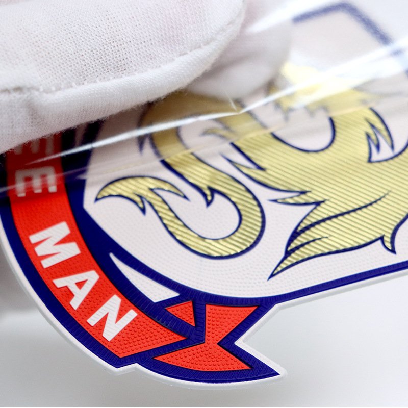 Wholesale Fabric Labels 3D TPU Rubber Sport Heat Press Heat Transfer Printing Label for Clothing