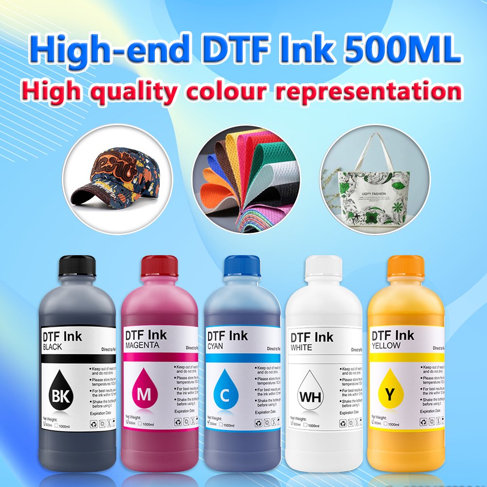 Supercolor 1000ml White Cmyk Set Cleaner Premium Gallon Transfer DTF Ink Manufacturer For Epson L805 I3200 L1800 Xp600 Printer