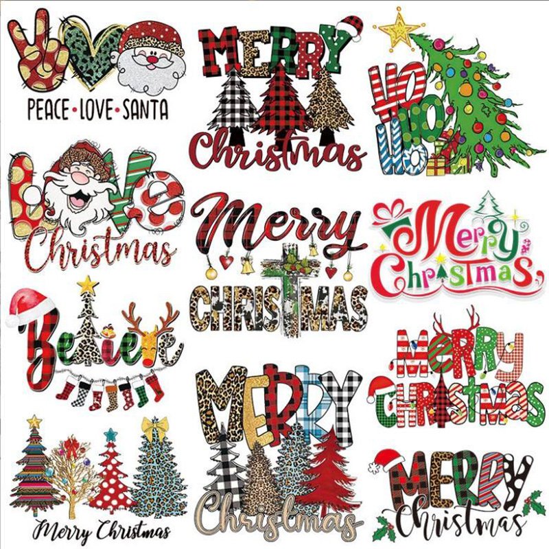 Christmas graphic transfer jacket custom Size Hot Sale PET DTF Digital Transfer Heat Transfer Printing custom hoodies