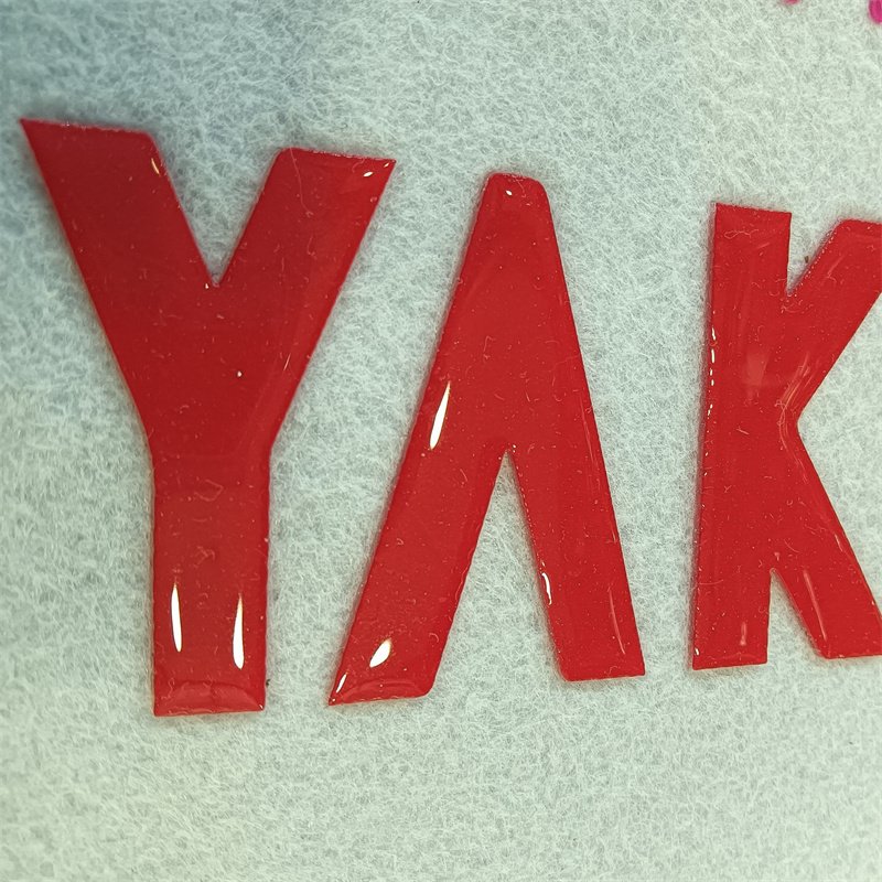 Factory Silicone Heat Transfer Clothing Labels Maker Heat Transfer Stickers Custom 3D Raised Logo Silicone Plating Sustainable