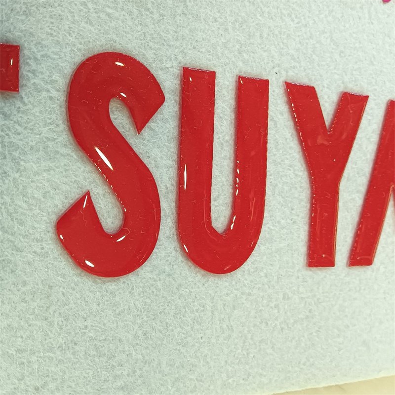 Factory Silicone Heat Transfer Clothing Labels Maker Heat Transfer Stickers Custom 3D Raised Logo Silicone Plating Sustainable