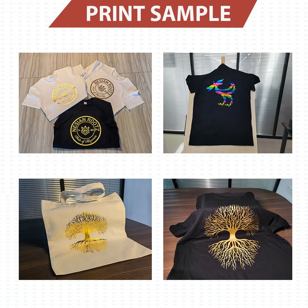 A3 Size DTF Printer PET Film In Sheet Powder Shaking Printing Machine 6 Color CMYKWW With DTF Ink 3050 DTG Printer