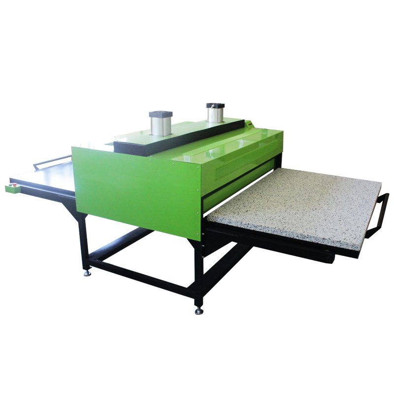 High Pressure Hydraulic Pneumatic Pull-out Machine Double Working Plates Large Format Pneumatic Auto Heat Press Machine