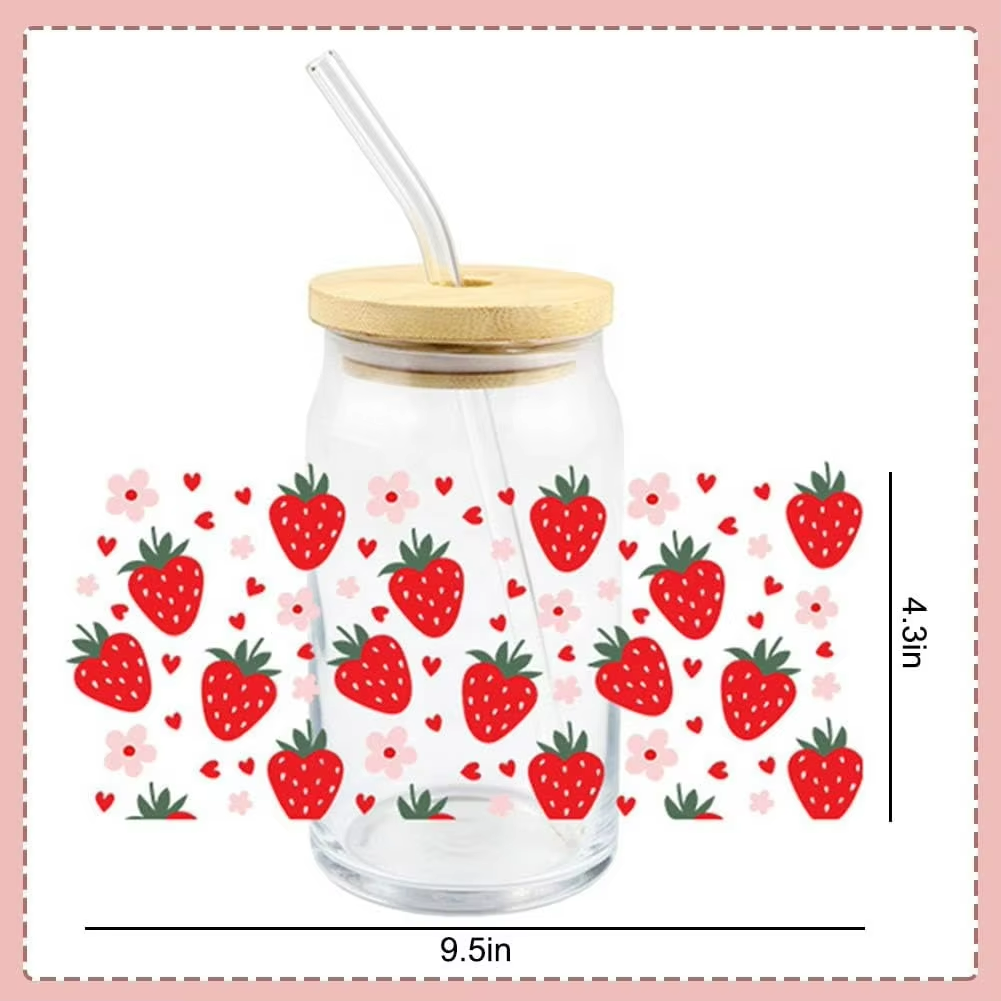 Custom UV DTF Cold Wrap Water Transfer Printing Vinyl for Cups Waterproof and Washable Mug Transfer Printing
