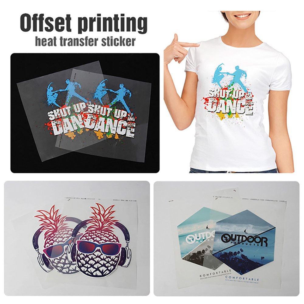 Wholesale Custom Screen Print Heat Transfer Vinyl Stickers Film Designs Ready To Press Dtf Transfer Printing For Tshirt Printing