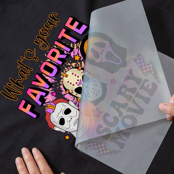 Yunshang custom high quality dtf transfers designs ready to press screen heat transfer vinyl print stickers for clothes