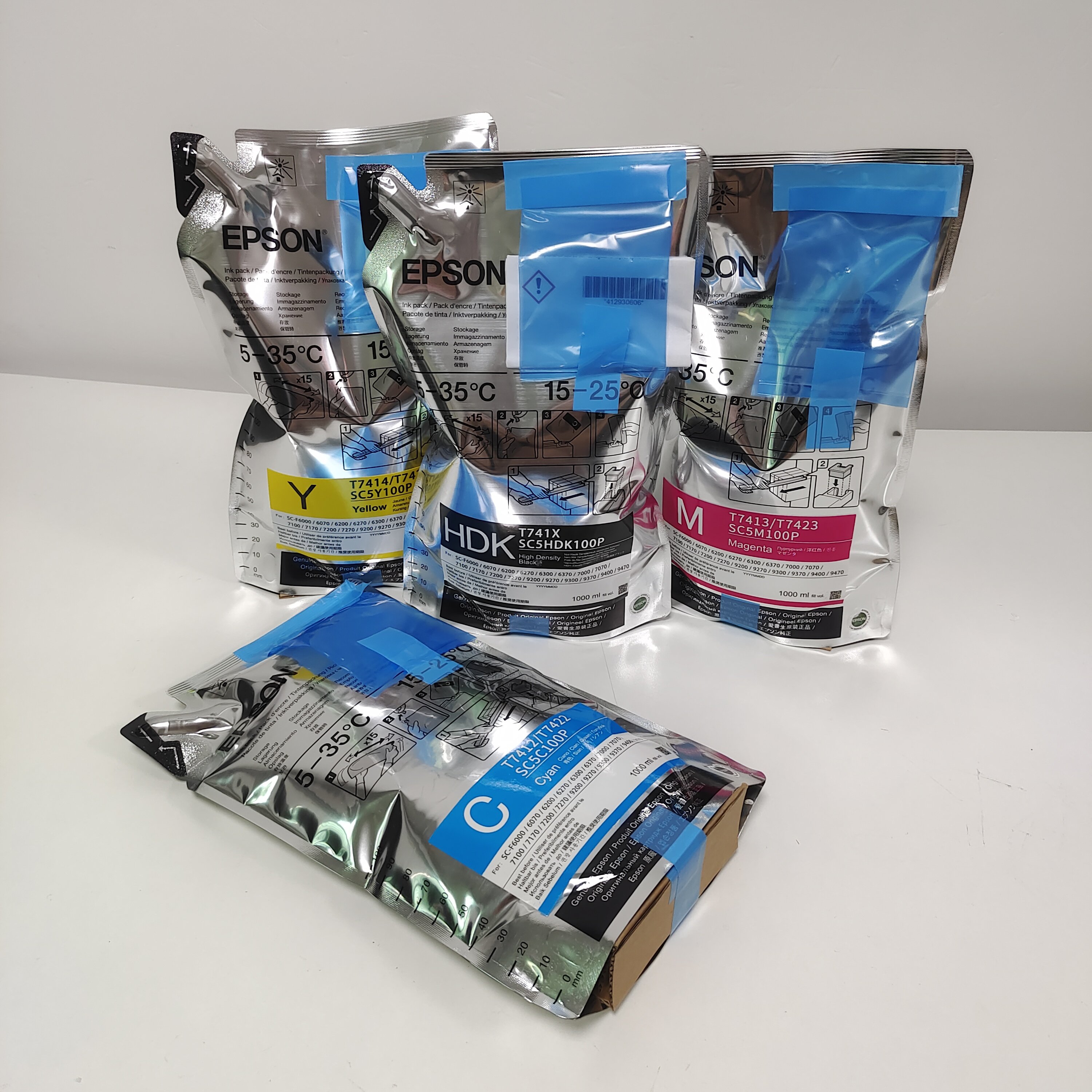 T7412/T7413/T7414/T741X 1000ml sublimation ink epson for sportswear t-shirt