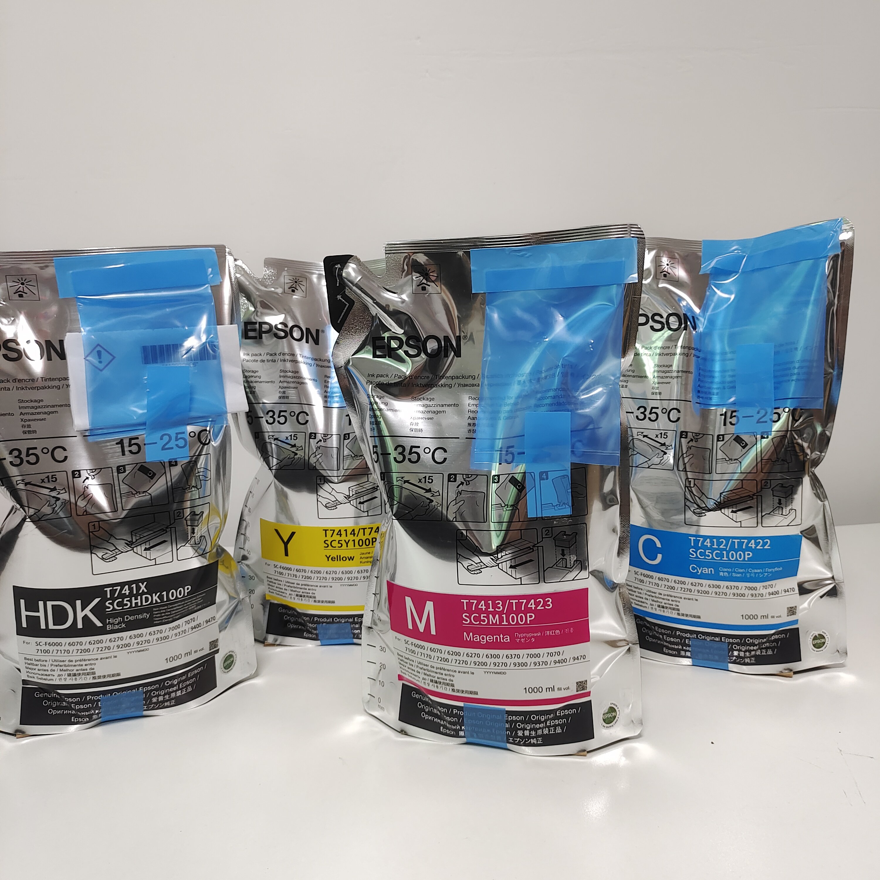 T7412/T7413/T7414/T741X 1000ml sublimation ink epson for sportswear t-shirt