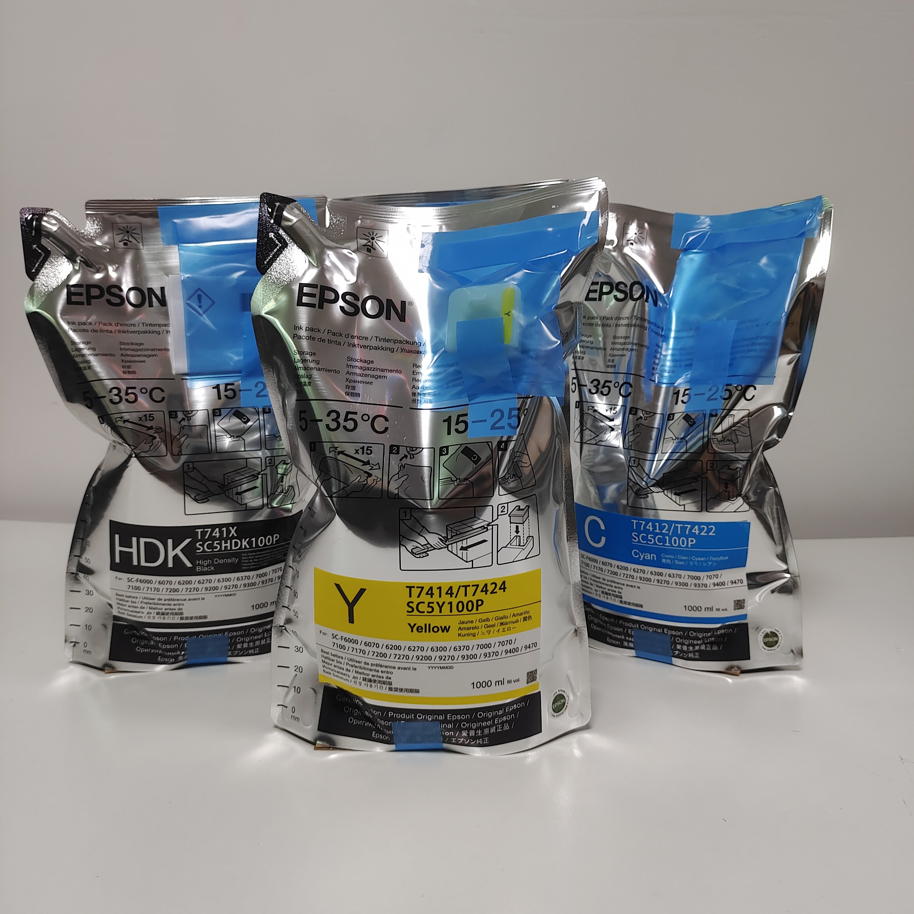 T7412/T7413/T7414/T741X 1000ml sublimation ink epson for sportswear t-shirt