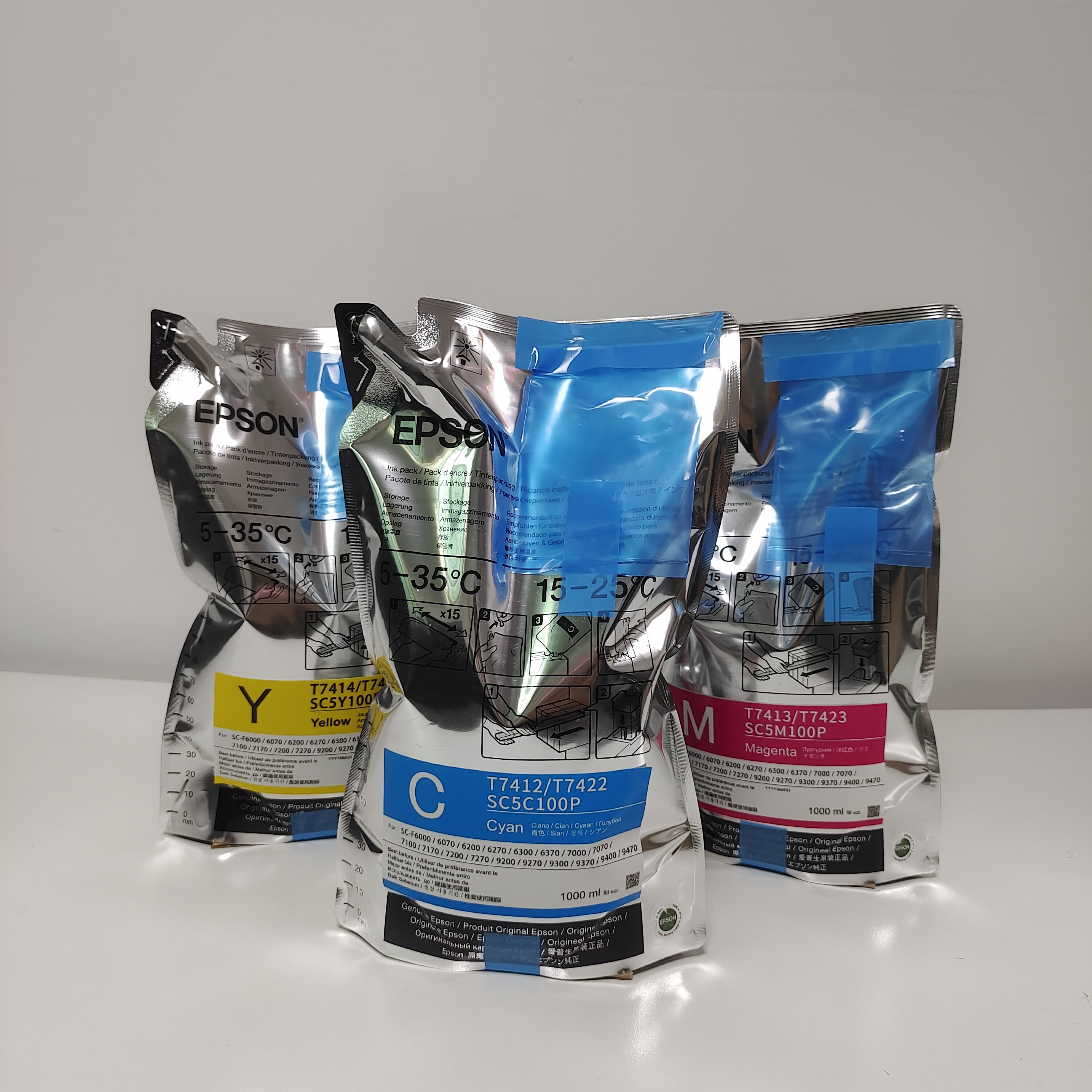 T7412/T7413/T7414/T741X 1000ml sublimation ink epson for sportswear t-shirt