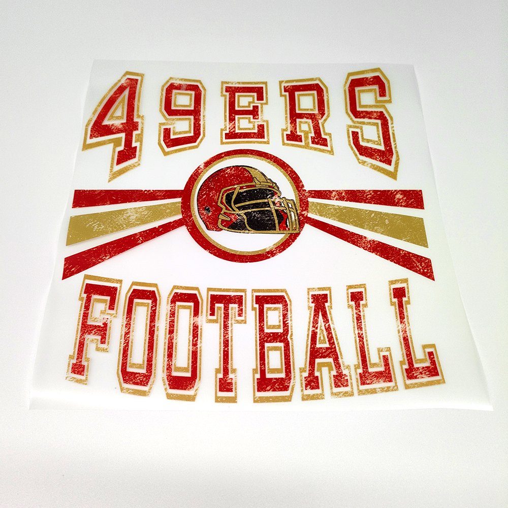 NFL Chiefs 49ers DTF Heat Transfers Designs Ready To Heat Press Screen Print Transfers Chiefs Heat Transfer Decals for Shirts