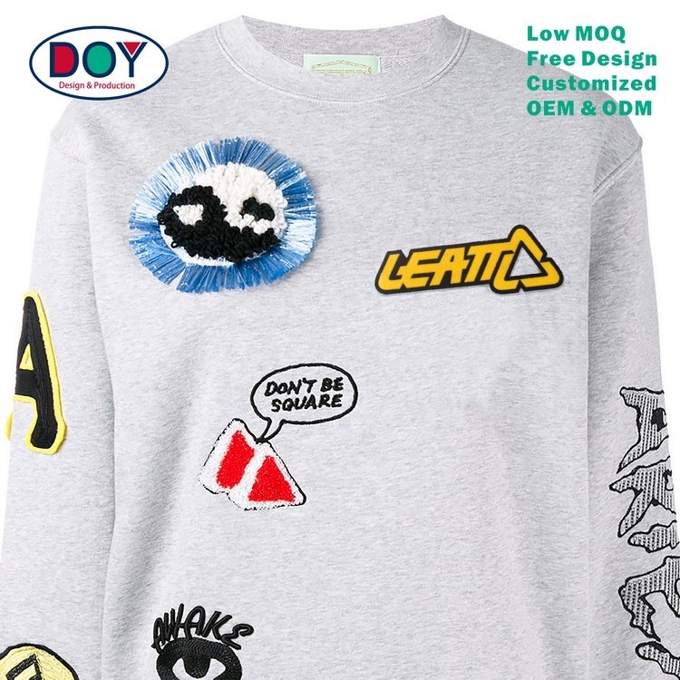 Eco-Friendly Iron on Custom 3D Numbers Letter Name Logo Flock Heat Transfer Printing for Garment