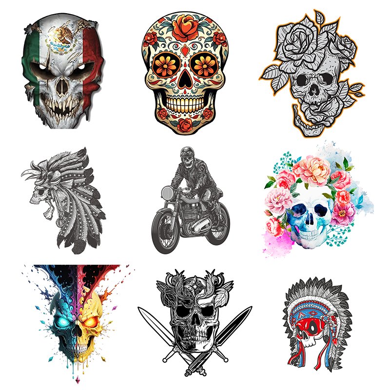 High Quality fashion Vinyl Stickers heat transfer Design Label for T-Shirts clothing dtf heat transfer custom stickers
