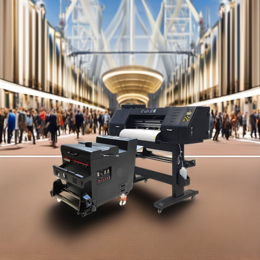 Hot selling dtf transfers pet film Gwin 60cm I3200 print head printers DTF Garments Machine for T-shirt textile printing