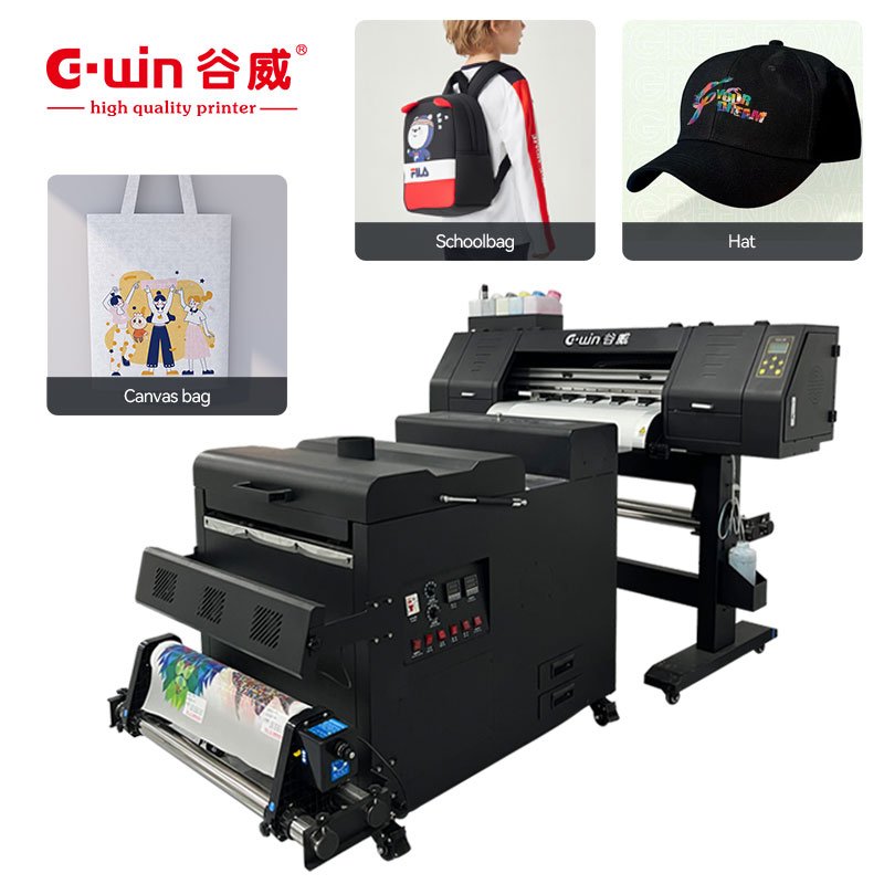 Hot selling dtf transfers pet film Gwin 60cm I3200 print head printers DTF Garments Machine for T-shirt textile printing