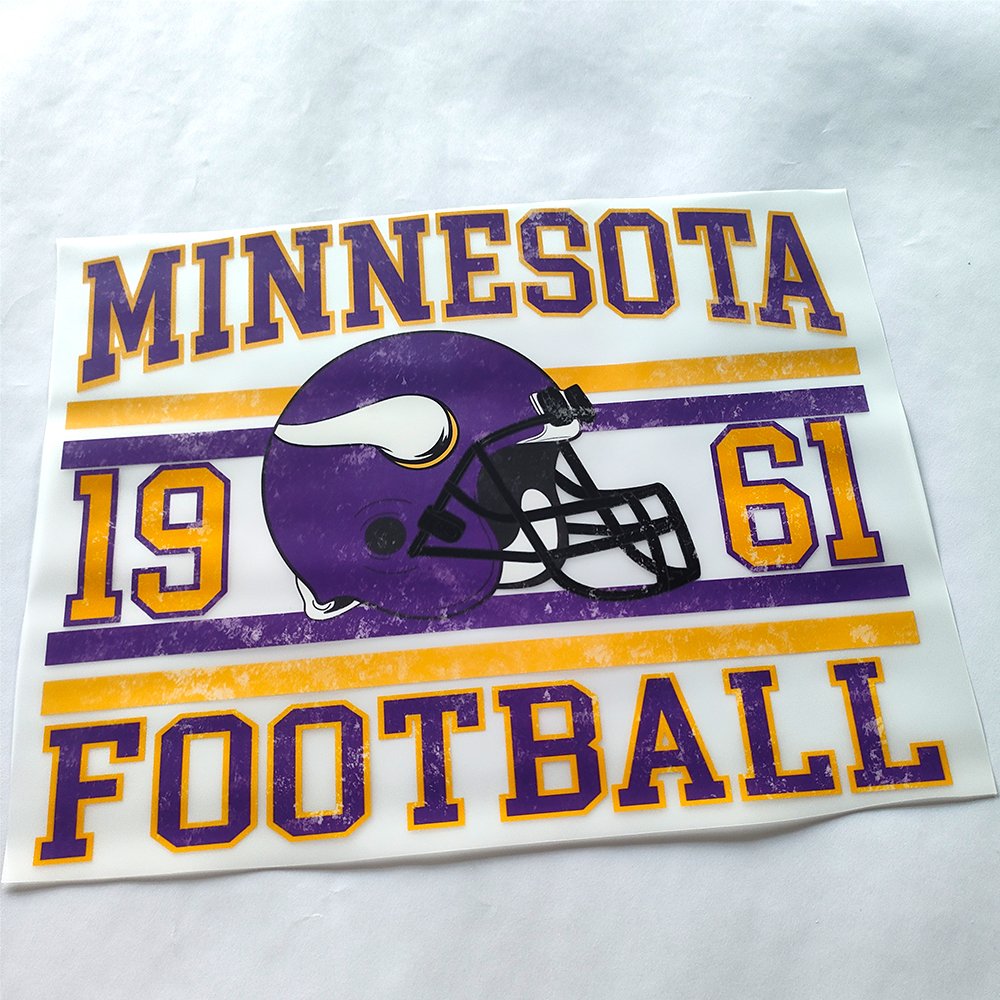 High quality Dtf Heat Transfers Stickers ready To Press Tshirts Decals nfl heat Press dtf Transfer Printing For Garments
