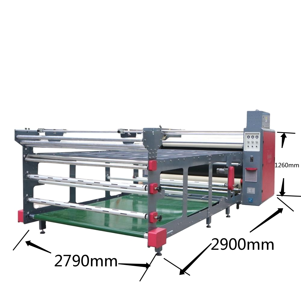 200m/h Print Speed Heat Printing Textile Calendar Roll Polyester Fabric calandra heat press machine