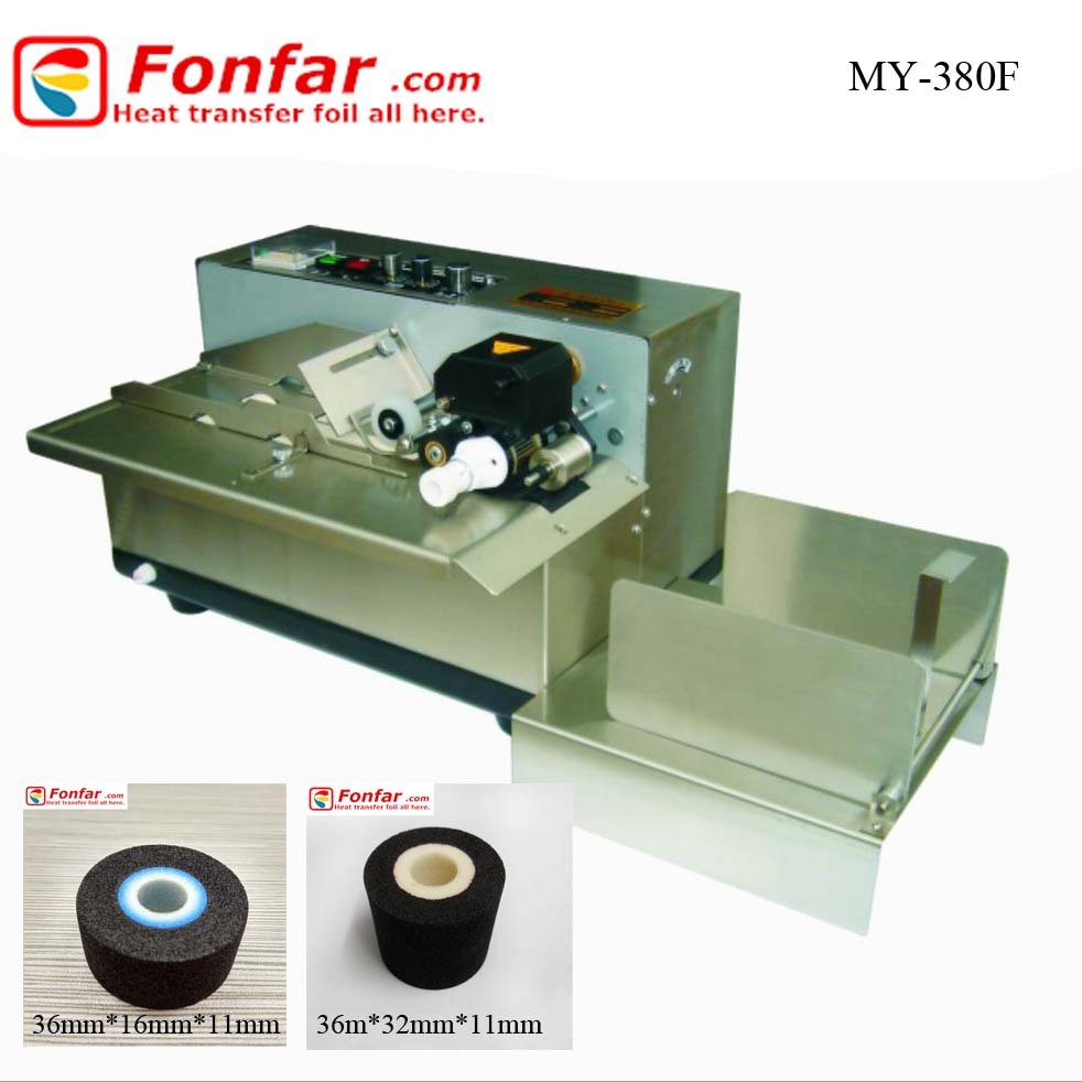 Hot black ink roller dia36*36mm ink roller for continuous Band Sealer coding machine Kortho