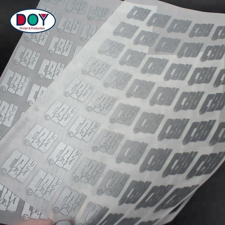 Wholesale Custom Reflective Brand Name Logo Plastisol Heat Transfer Labels for Sport Clothing
