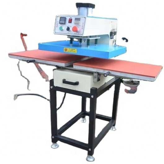 print center like pneumatic dual station Heat press transfer Printing Machine Wholesale Price