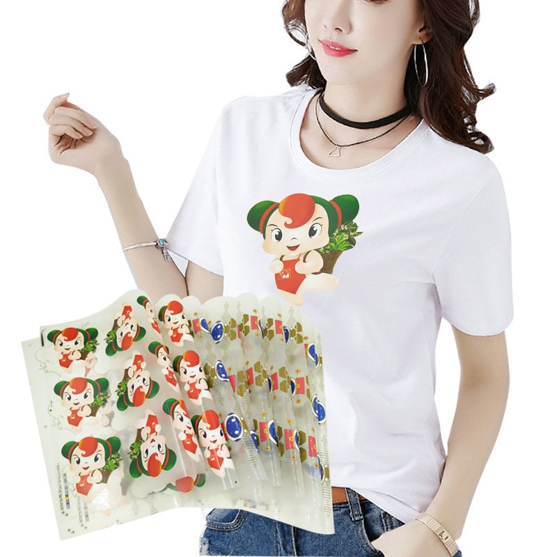 custom high quality dtf transfers heat transfer vinyl designs for t-shirts screen heat transfer print tshirt stickers