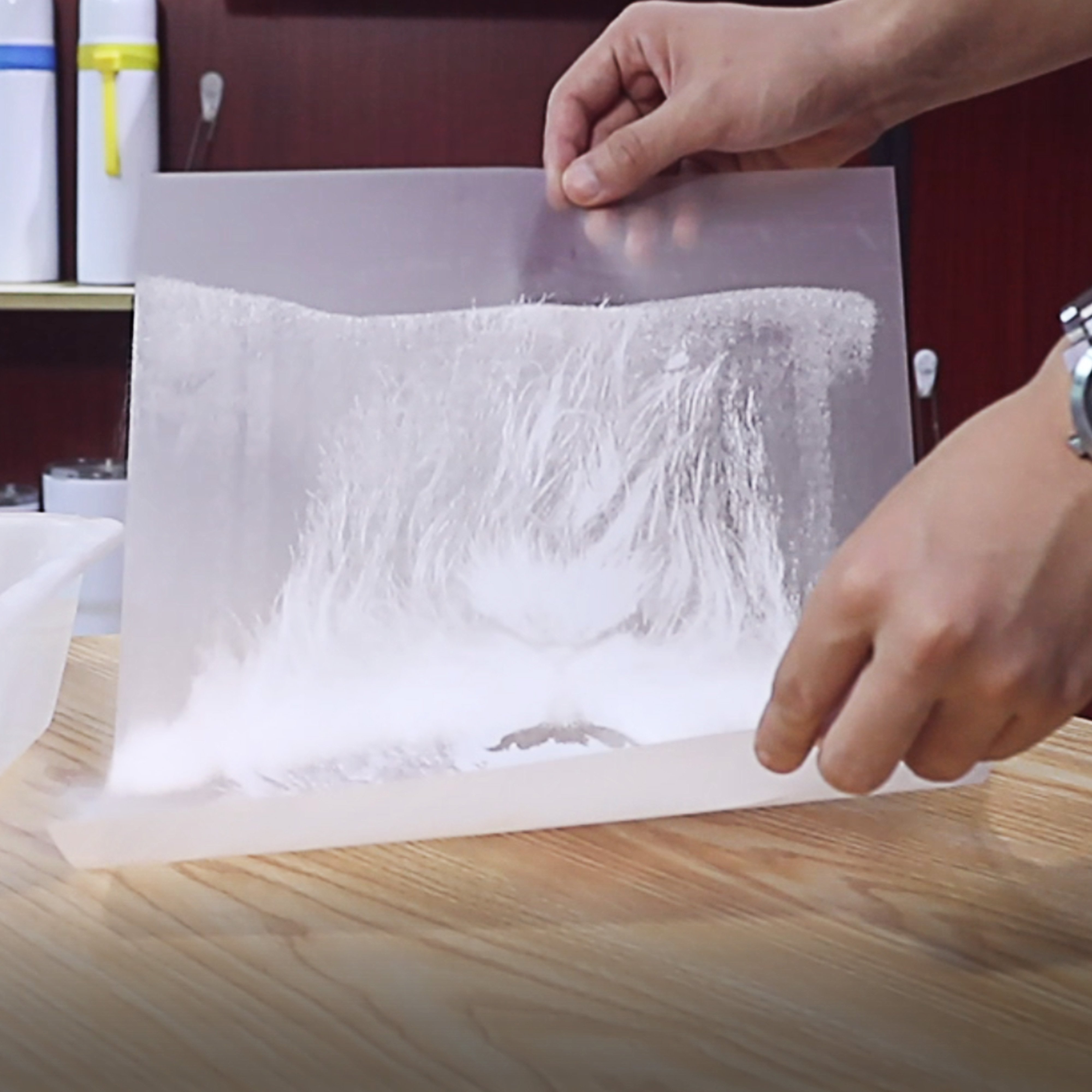 Sublimatico Dtf roll pet pvc film double sided a3 heat transfer Hot Melt Glue Stretch Powder hydro dipping film