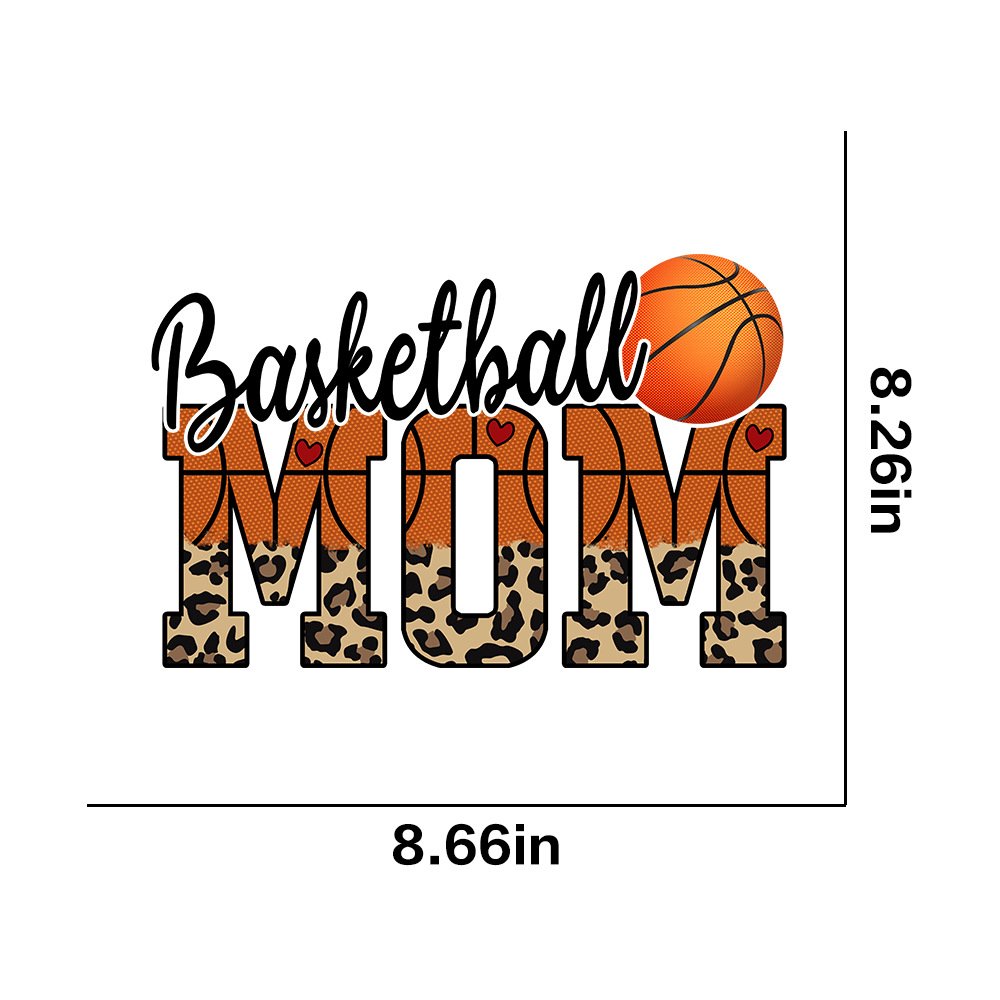 DIY T-shirt Large Letter Mama Baseball Softball Volleyball Football Basketball Sports Iron On Heat Transfer Printing Stickers