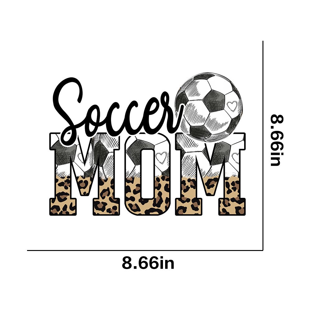DIY T-shirt Large Letter Mama Baseball Softball Volleyball Football Basketball Sports Iron On Heat Transfer Printing Stickers