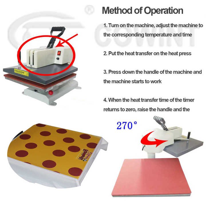 Cowint Popular Automatic Heat Transfer Machines Heat Press 40x60 cm For T-Shirt Logo Clothing Heat Press Machine 16 24