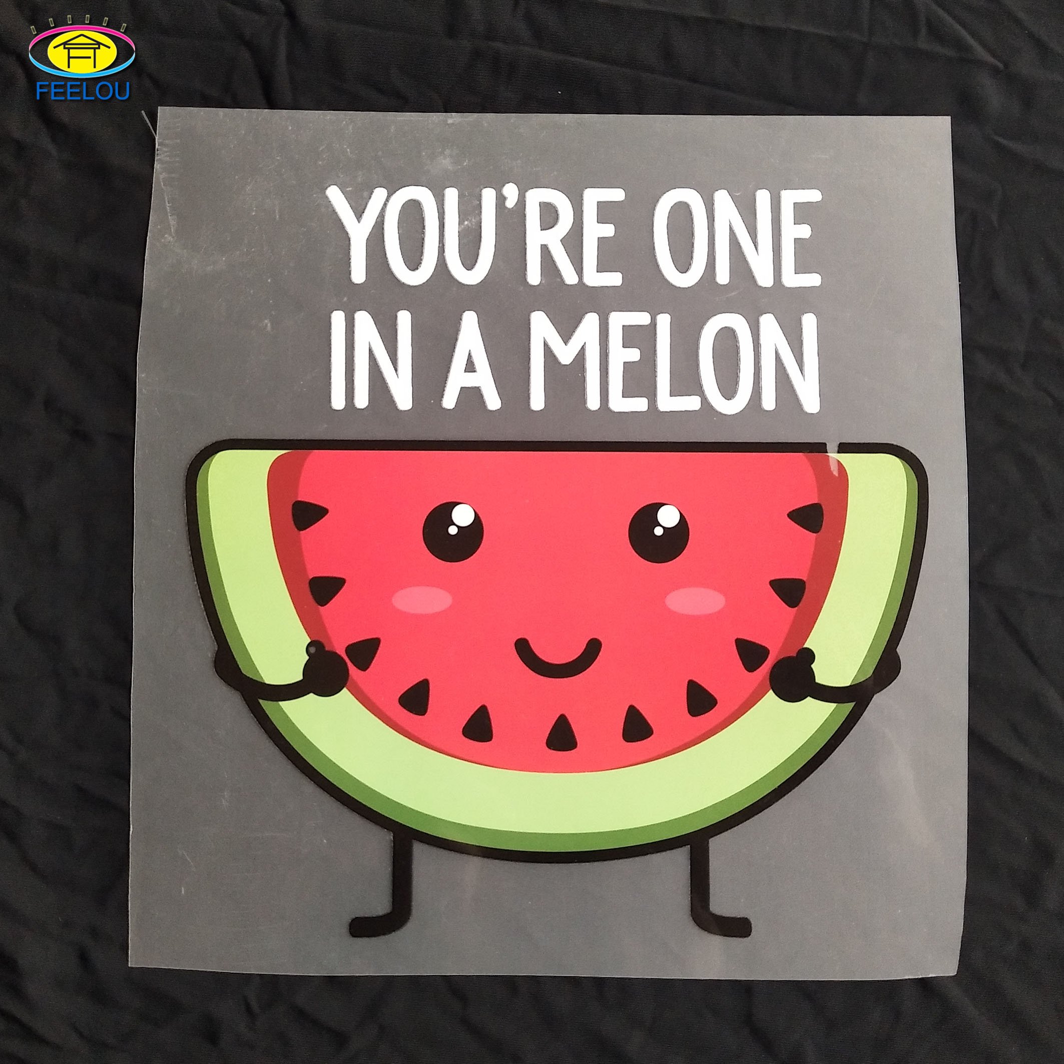 Soft quality custom design DTF heat transfer printing sticker for tshirt