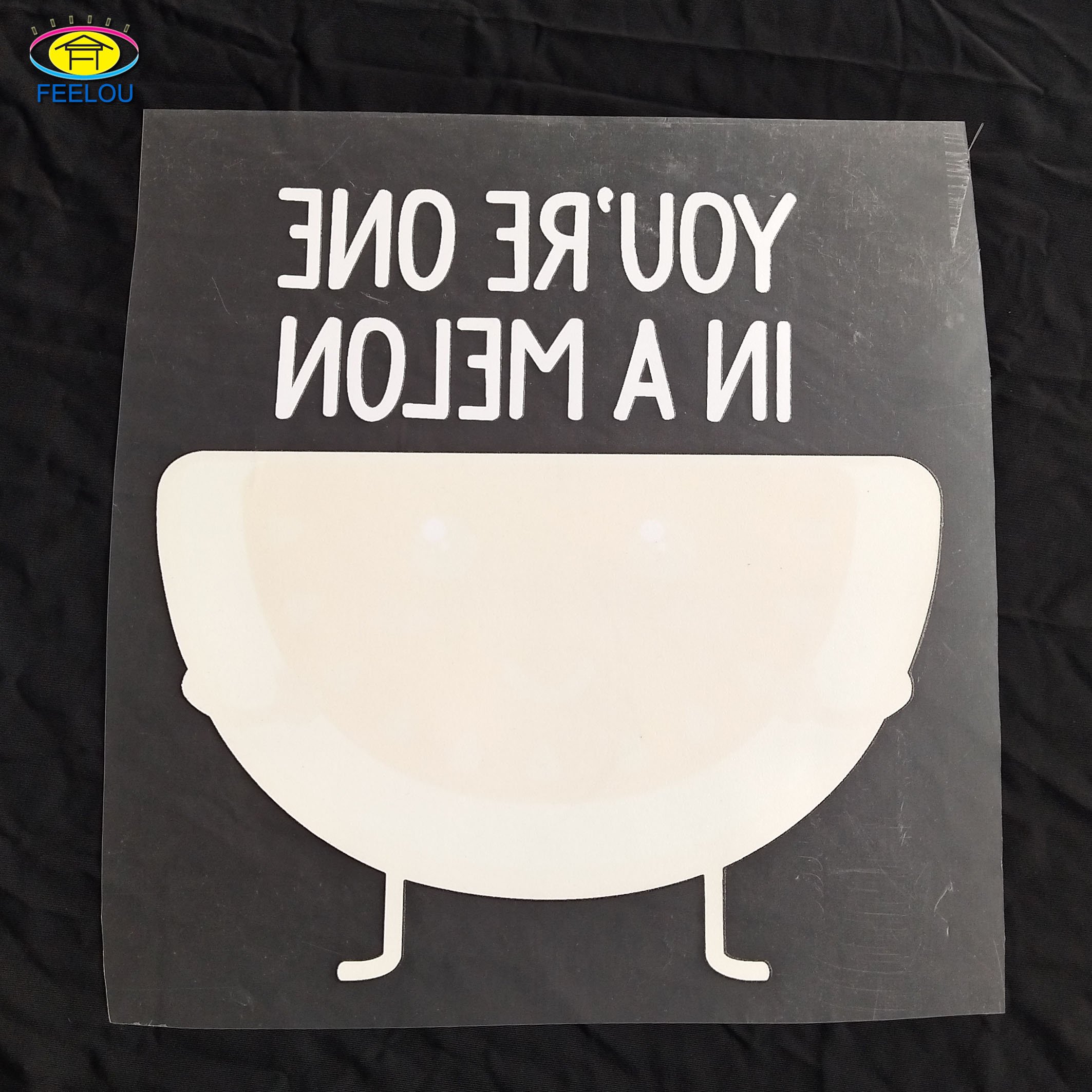 Soft quality custom design DTF heat transfer printing sticker for tshirt