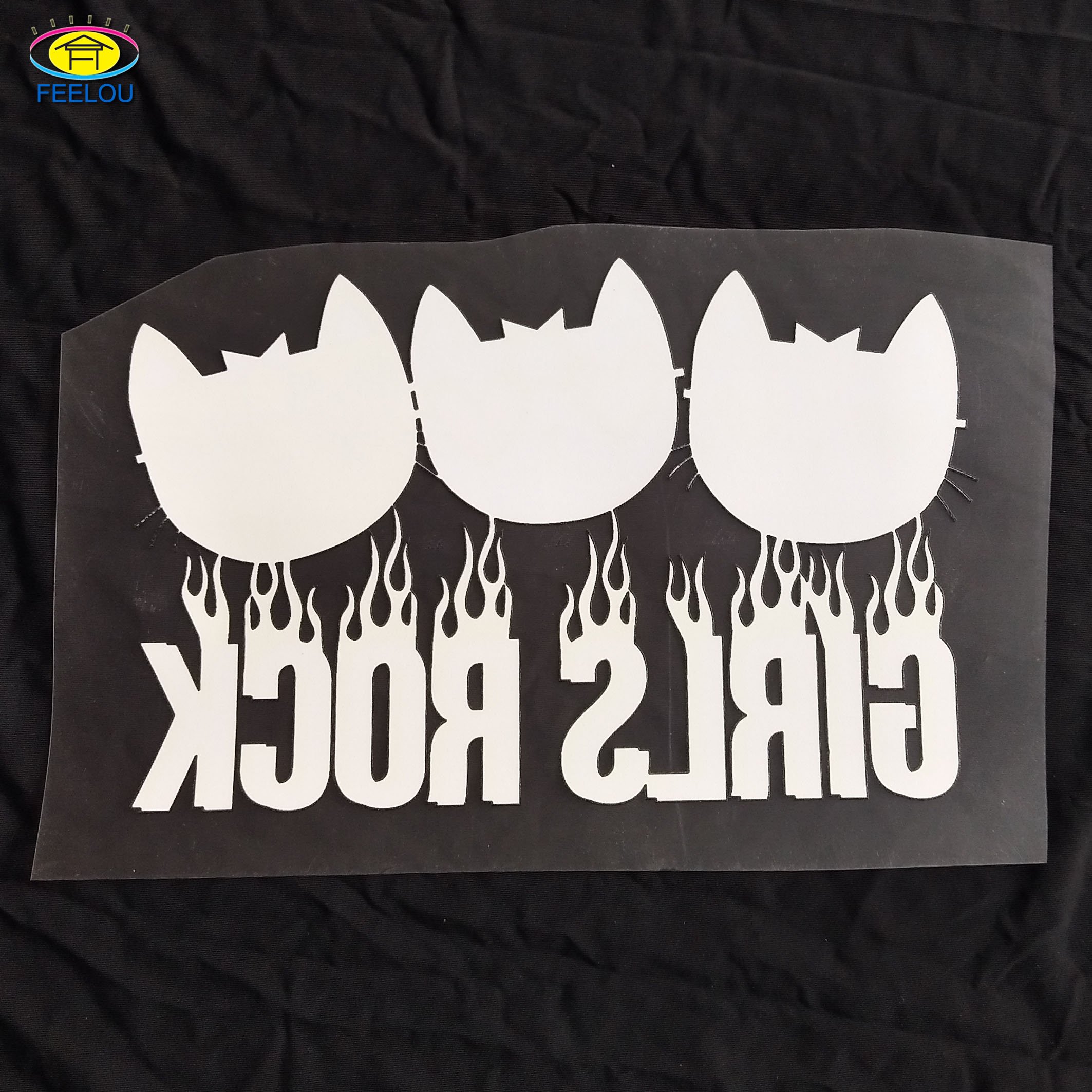 Soft quality custom design DTF heat transfer printing sticker for tshirt