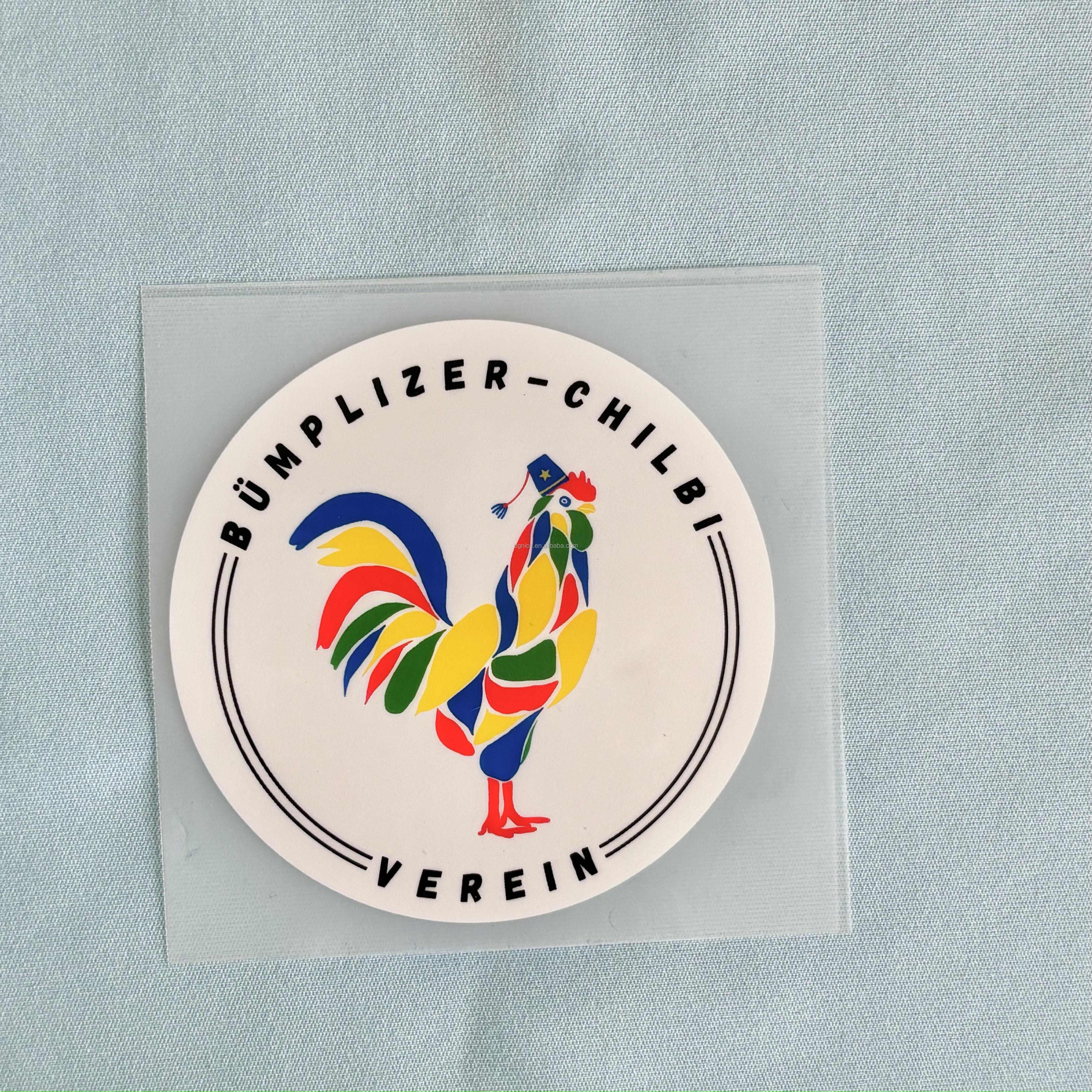 Custom Logo Heat Transfer Print 3D Heat Transfer Printing For DIY Craft T-shirt Silicone Transfer Sticker For Clothing