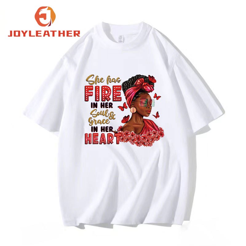 Custom Vinyl Sublimation Paper Black Girl Heat Transfer Plastisol Heat Transfers For t-shirt