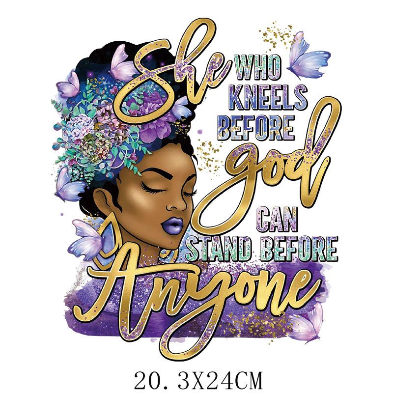 Custom Vinyl Sublimation Paper Black Girl Heat Transfer Plastisol Heat Transfers For t-shirt