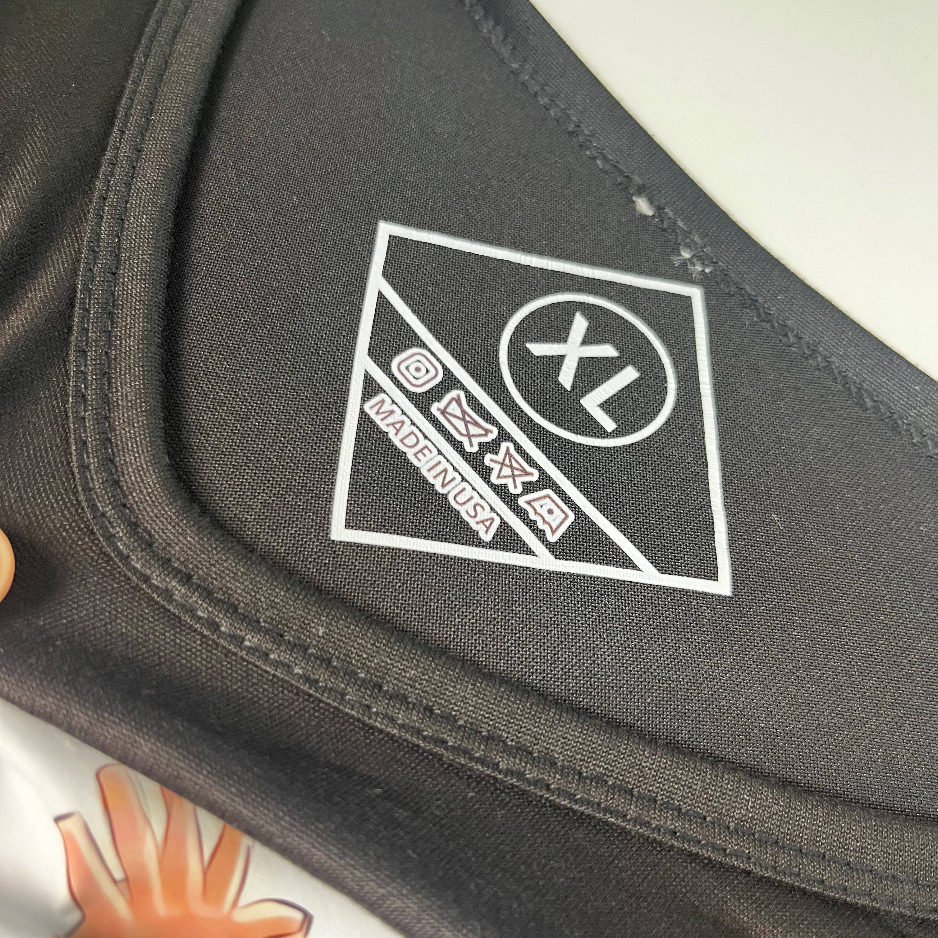 Innovative Neck Tags Custom Labels Transparent Durable Garment Bag Accessories Heat Transfer Printing Stickers For Garments