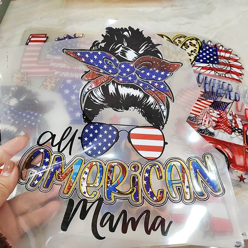 Caadhy Heat Transfers Sports DTF Transfers Print Custom Garment Vinyl Designer Heat Transfer Printing on T Shirt