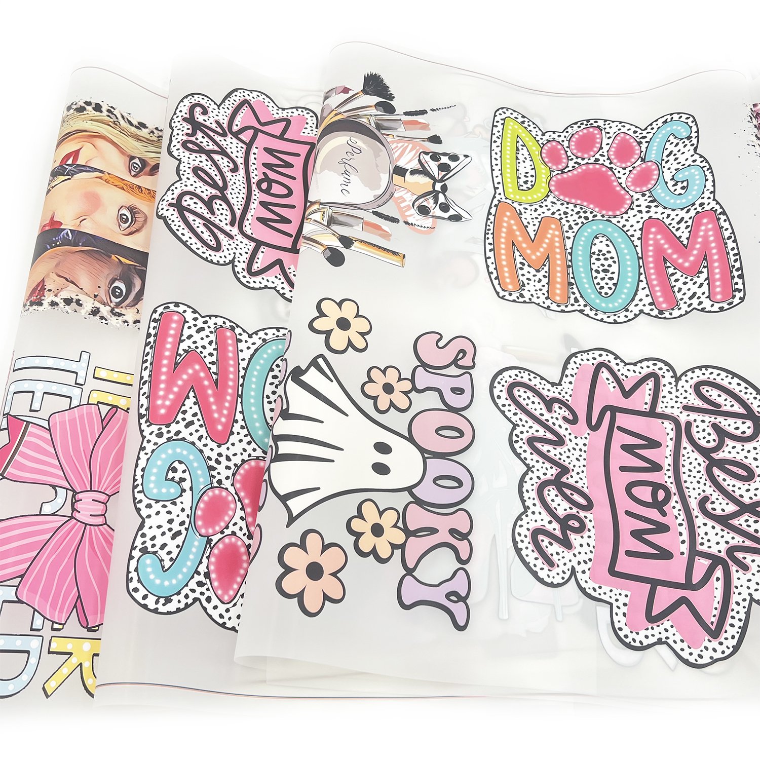 No Minimum Plastisol DTF Digital Printing Custom designer Ready To Press Heat Transfer Designs For T Shirts Clothes Bags Hats