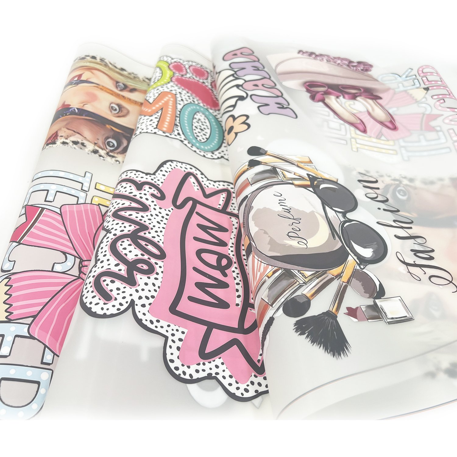 No Minimum Plastisol DTF Digital Printing Custom designer Ready To Press Heat Transfer Designs For T Shirts Clothes Bags Hats