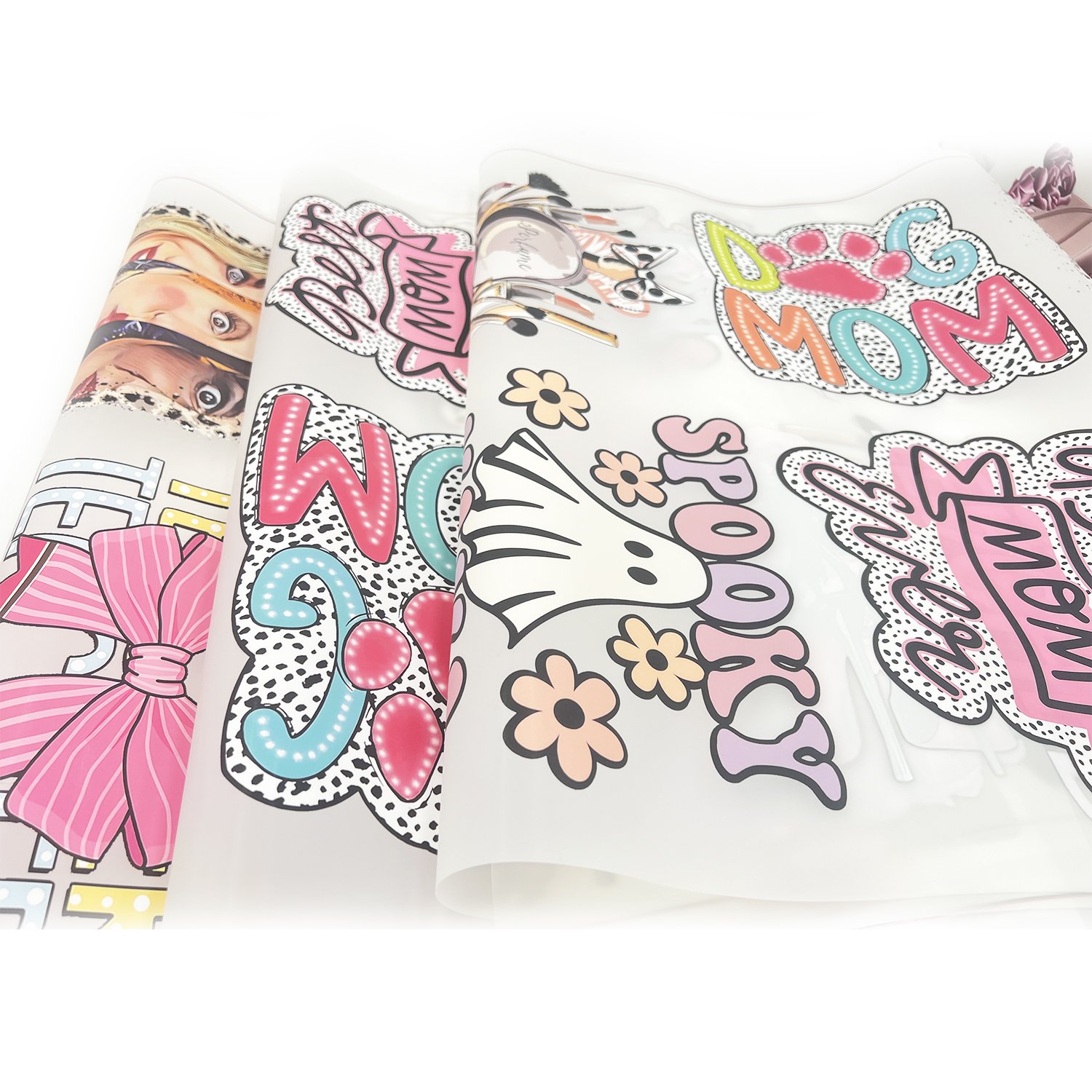No Minimum Plastisol DTF Digital Printing Custom designer Ready To Press Heat Transfer Designs For T Shirts Clothes Bags Hats